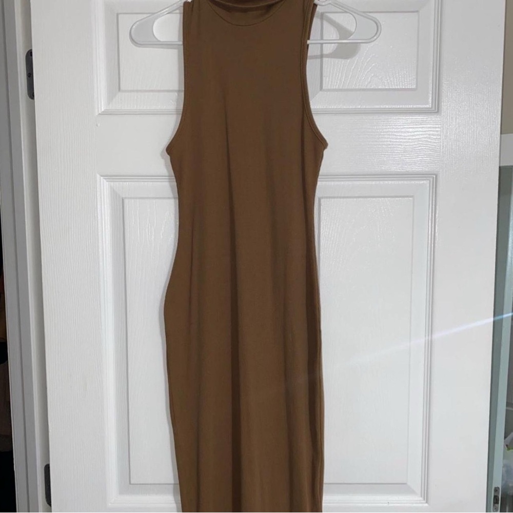 Zara Brown Midi Dress